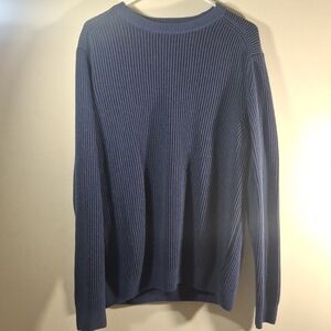 Vineyard Vines Men's Made in Italy Long Sleeve Navy Crewneck Sweater Size L